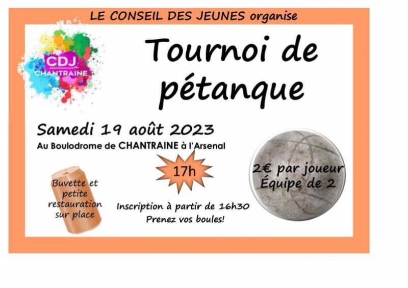 Affiche pétanque