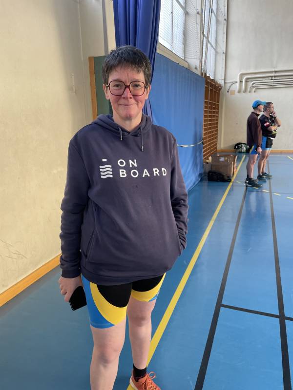 Valérie Duhoux, présidente du club