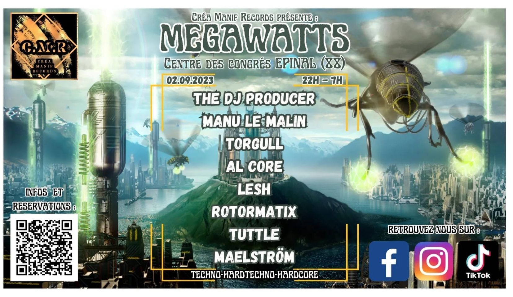 créa manifs record affiche