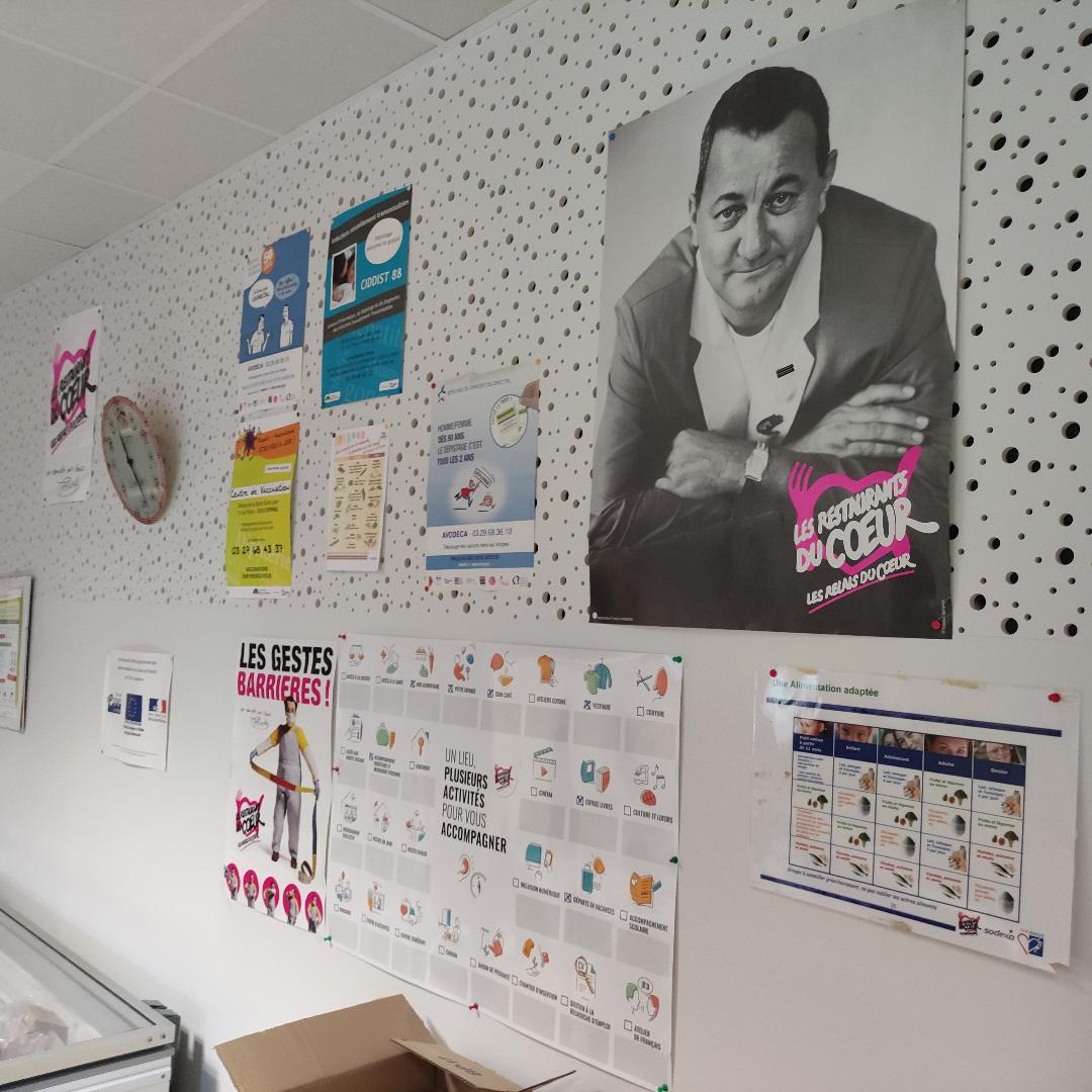 Les restau du coeur affichage