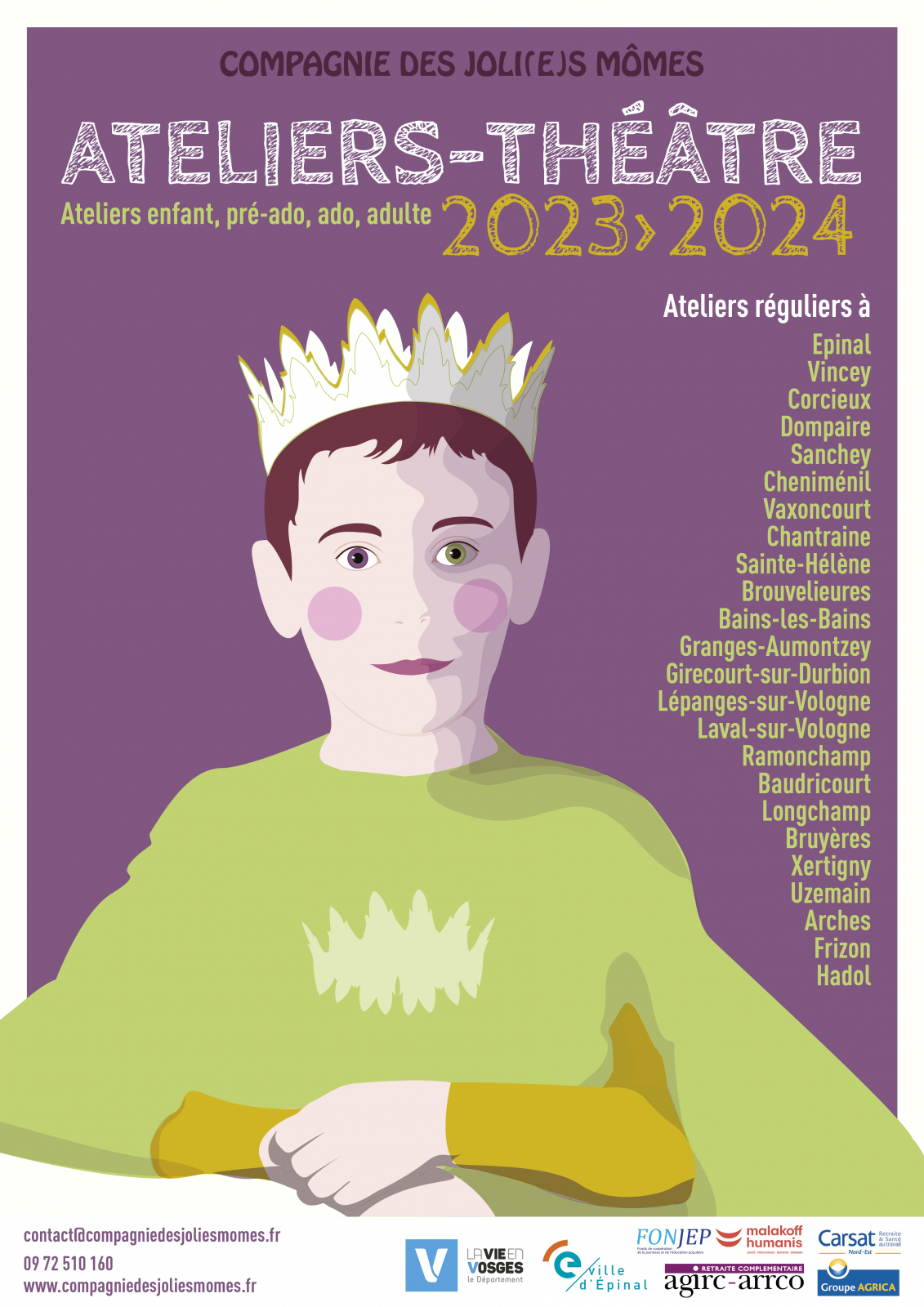 Cie des Jolies Mômes - Ateliers-théâtre 23 24