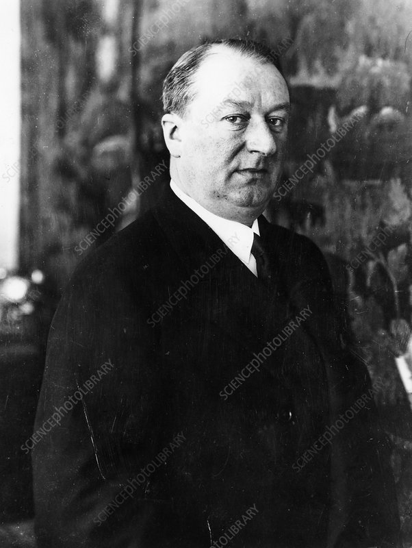 Editorial use only   Ettore Bugatti. He worked at several car companies before deciding to set up his own company in 1909. In 1910 he created the first serious small car. It was extremely light with a 1.35-litre, four-cylinder engine with single overhead camshaft. Four years later, a 16-valve configuration became the world's first series produced multi-valve engine. The Bugatti Type 35 became the world's most important racing car, for its light and efficient construction as well as its body design. His design for multi-spoke light-alloy wheels for the Type 35 continues today to be the most widespread design for alloy wheels.