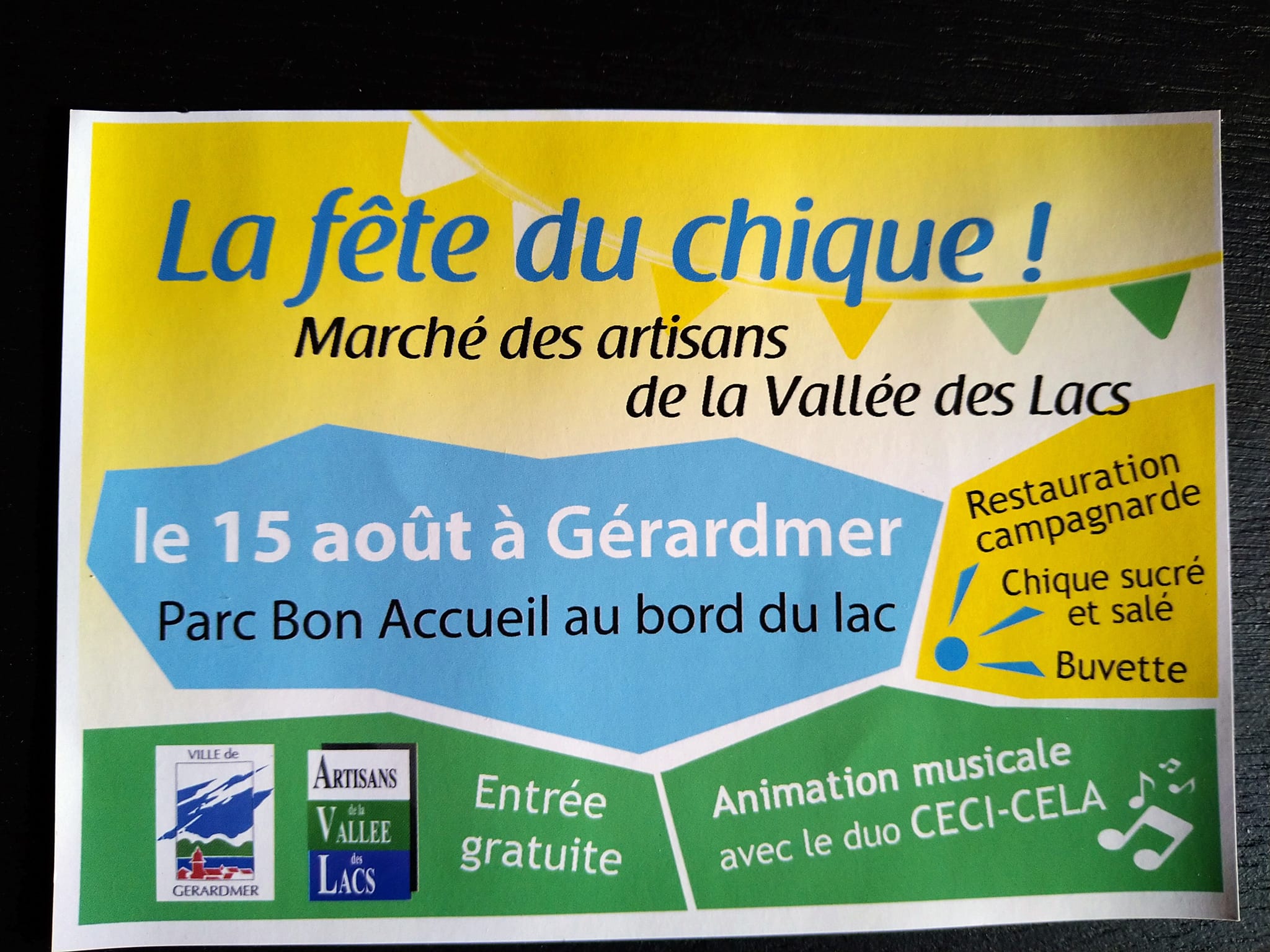 fete du chique affiche