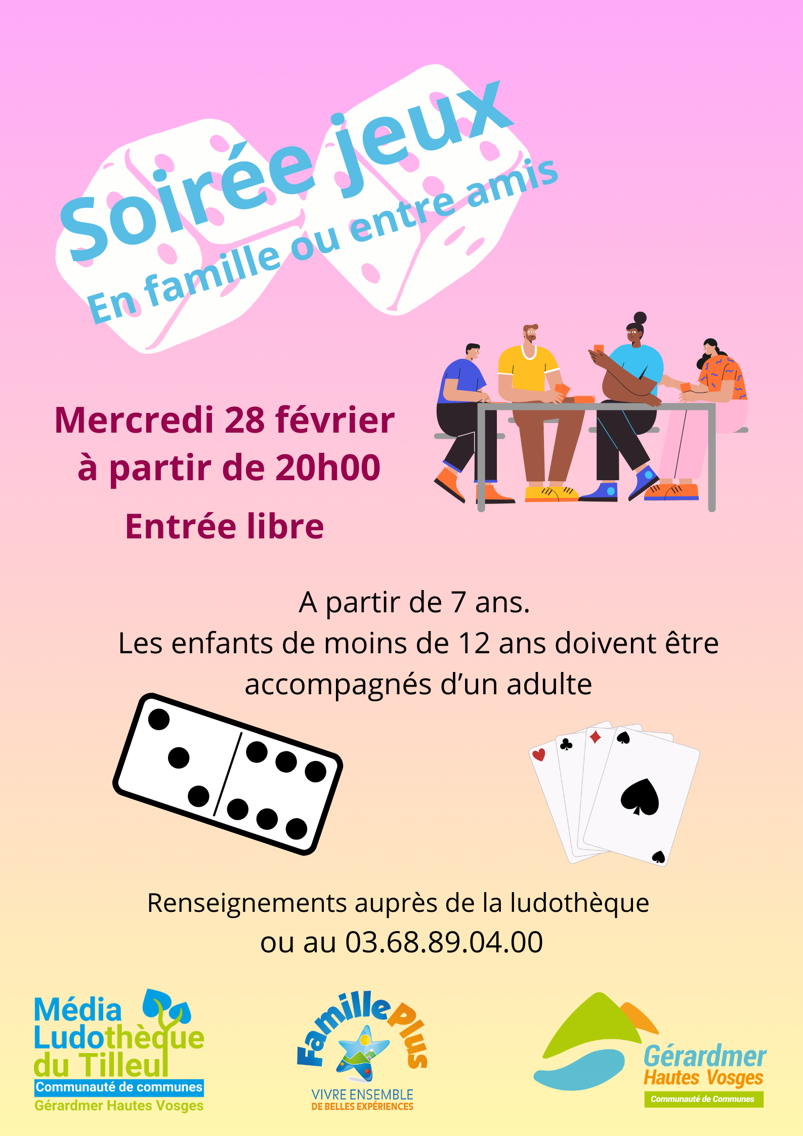 Soirée jeux - 28 février